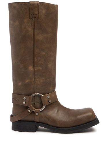 Mm Balius Leather Tall Boots - ACNE STUDIOS - Modalova