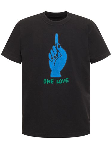 Gonz X One Love Cotton Jersey T-shirt - SACAI - Modalova