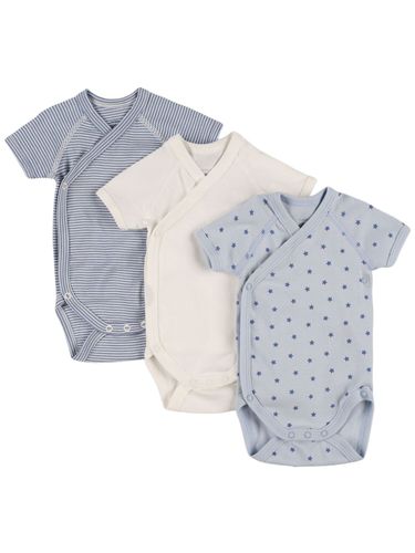 Set: 3 Bodys Aus Baumwolle Mit Druck - PETIT BATEAU - Modalova