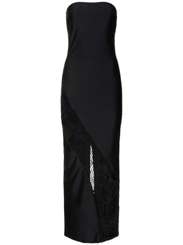 Strapless Stretch Jersey Maxi Tube Dress - ROTATE - Modalova