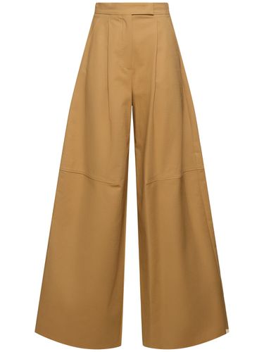 Avoriaz Cotton Double Canvas Wide Pants - MAX MARA - Modalova