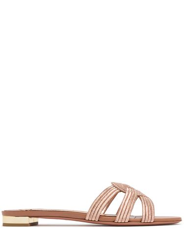 Mm Felix Leather Flats - AQUAZZURA - Modalova