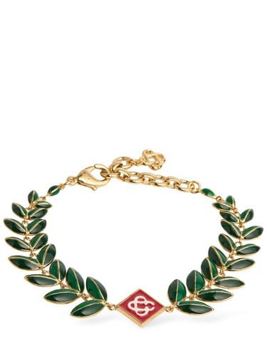 Bracciale Laurel Leaf Con Catena - CASABLANCA - Modalova