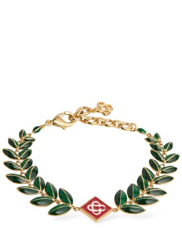 Laurel Leaf Chain Bracelet - CASABLANCA - Modalova