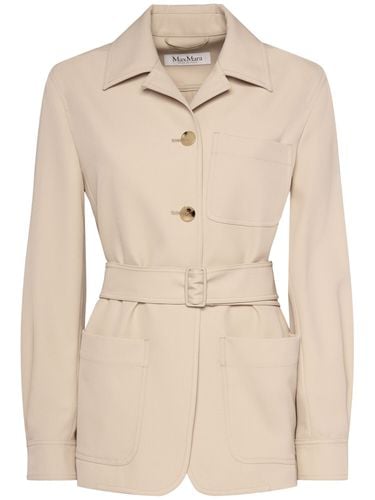 Chaqueta Safari De Gabardina - MAX MARA - Modalova