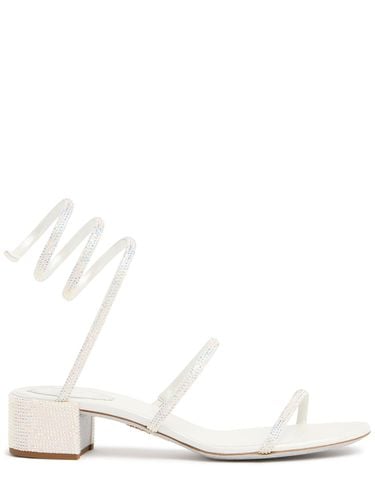 Mm Embellished Satin Sandals - RENÉ CAOVILLA - Modalova