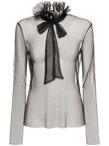 Camicia In Tulle Trasparente - PHILOSOPHY DI LORENZO SERAFINI - Modalova