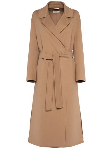 Livia Belted Wool Long Coat - 'S MAX MARA - Modalova