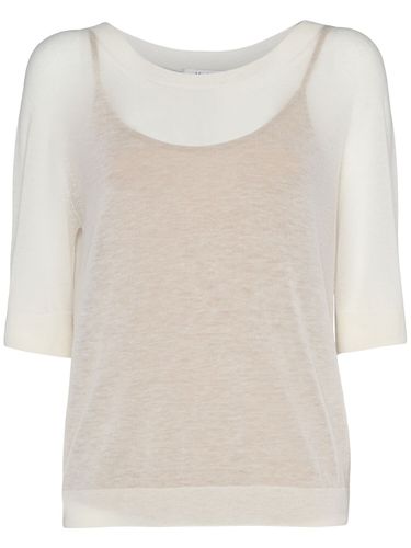 Top Negelia In Garza Di Lana Con Maniche A 3/4 - MAX MARA - Modalova