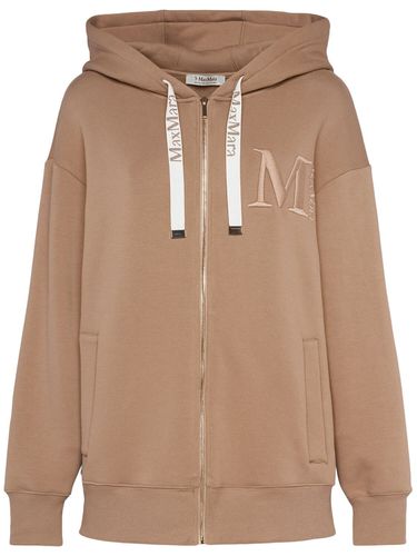 Jersey-kapuzenpullover Mit Reißverschluss „pecos“ - 'S MAX MARA - Modalova