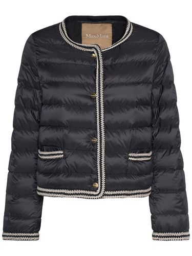 Chaqueta De Plumas Bordada - MAX MARA - Modalova