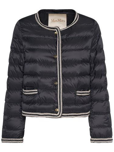 Chaqueta De Plumas Bordada - MAX MARA - Modalova