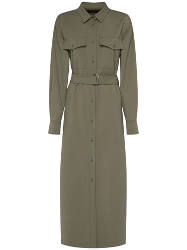 Clown Gabardine Midi Dress - WEEKEND MAX MARA - Modalova