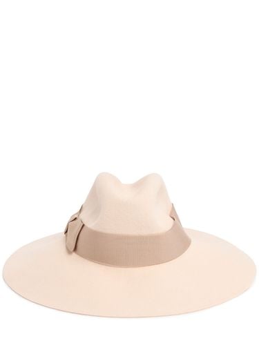 Sophie Velvet Brimmed Hat - BORSALINO - Modalova