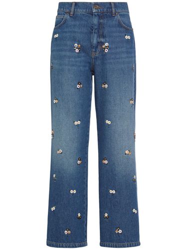 Jeans Dritti Manetta Ricamati - WEEKEND MAX MARA - Modalova