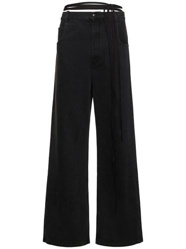 Olan Oversized Cotton Jeans - ANN DEMEULEMEESTER - Modalova