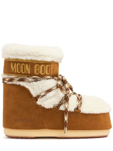 S Aus Shearling Und Wildleder „tall Icon“ - MOON BOOT - Modalova