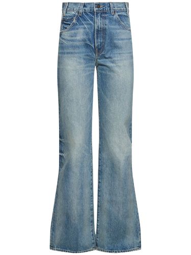 Joan High Rise Flared Cotton Jeans - NILI LOTAN - Modalova