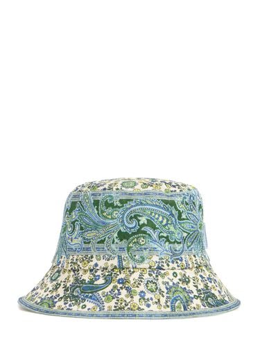 Cappello Bucket In Tela Stampata - ZIMMERMANN - Modalova