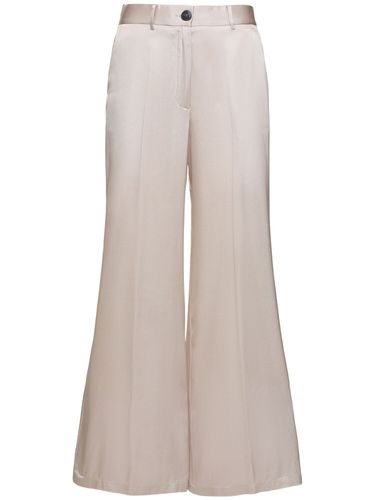 Pantaloni Sartoriali In Raso Di Seta Stretch - FORTE_FORTE - Modalova