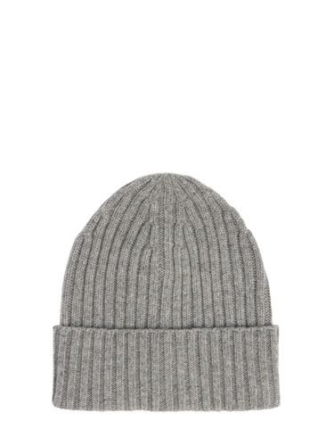 Cappello Beanie In Maglia Di Cashmere - PIACENZA CASHMERE - Modalova