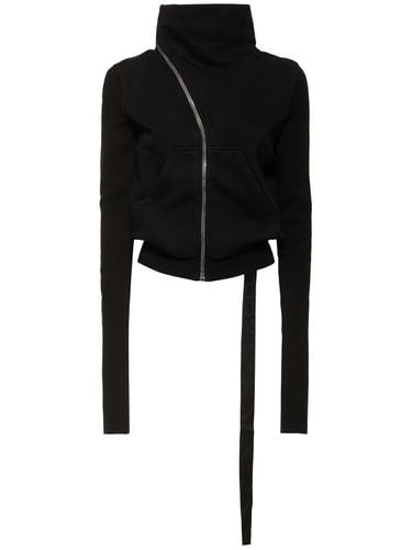 Felpa Mountain Collo Alto In Jersey - RICK OWENS DRKSHDW - Modalova