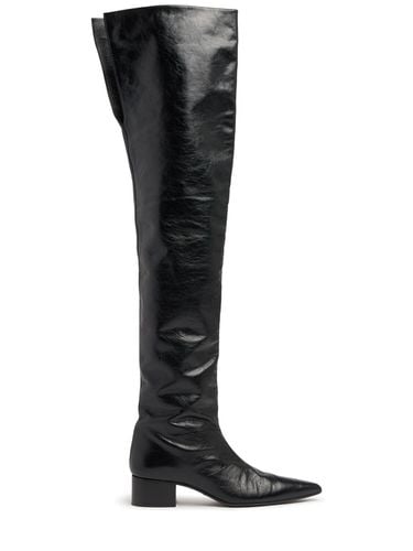 Mm Andee Leather Over-the-knee Boots - KHAITE - Modalova