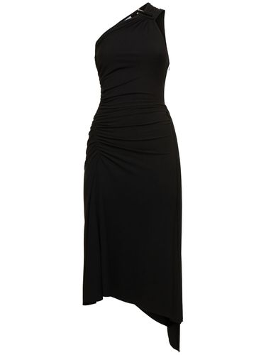 Ruched Jersey One-shoulder Dress - MICHAEL KORS COLLECTION - Modalova