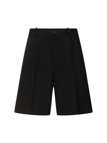 Shorts Aus Gewebter Wolle „radd“ - ACNE STUDIOS - Modalova