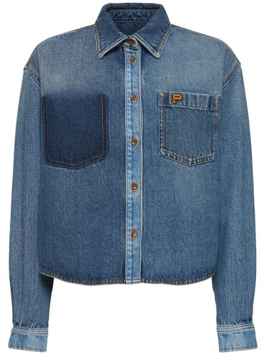 Falda De Denim Patchwork - PHILOSOPHY DI LORENZO SERAFINI - Modalova