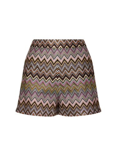 Chevron Viscose Shorts - MISSONI - Modalova