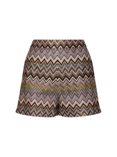 Shorts Aus Chevron-viskose - MISSONI - Modalova