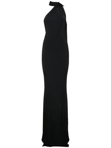 Vestido Halter Drapeado Con Bufanda - NINA RICCI - Modalova