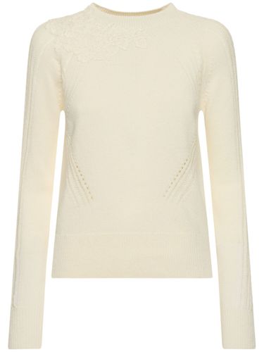 Pullover Aus Wolle Mit Stickerei - ERMANNO SCERVINO - Modalova