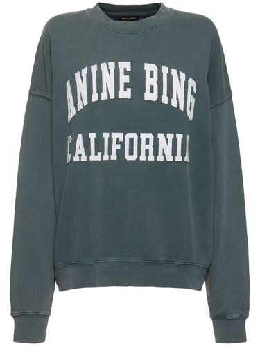 Sweatshirt Mit Logo „miles“ - ANINE BING - Modalova