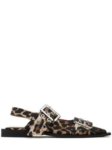 Mm Chunky Buckle Ballerinas - GANNI - Modalova