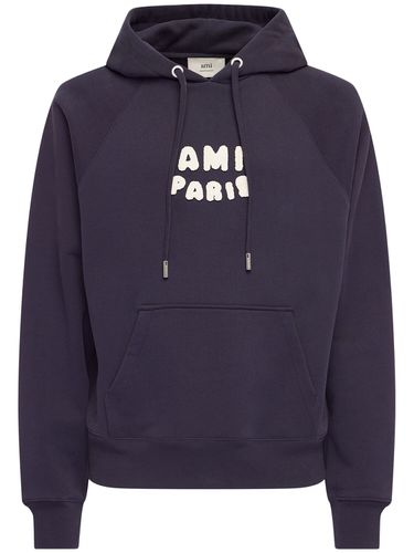 Hoodie Aus Baumwollmischung - AMI PARIS - Modalova