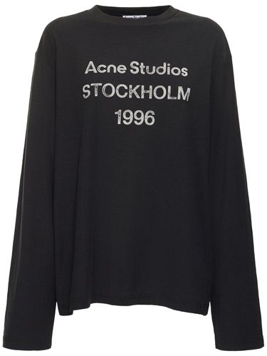 Camiseta De Algodón - ACNE STUDIOS - Modalova