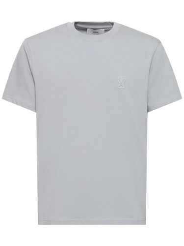 T-shirt In Cotone Con Logo Adc In Cotone - AMI PARIS - Modalova