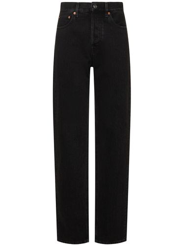 Denim Straight Jeans W/ Laser Detail - GUCCI - Modalova