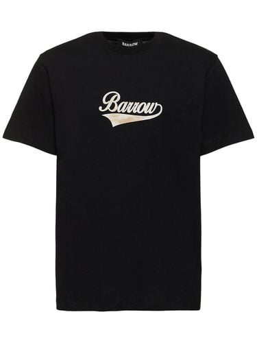 Camiseta De Jersey De Algodón Con Logo - BARROW - Modalova