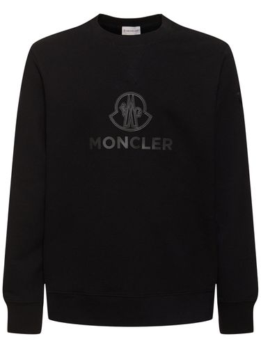 Felpa In Cashmere E Cotone - MONCLER - Modalova