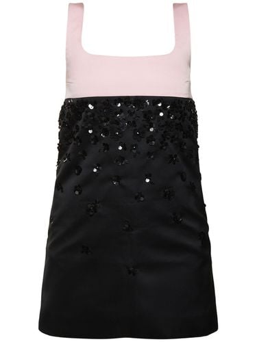 Embellished Duchesse Mini Dress - DES PHEMMES - Modalova