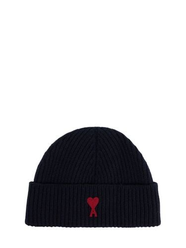 Cappello Beanie Adc In Lana - AMI PARIS - Modalova