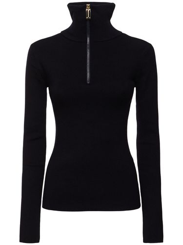 Top Collo Alto In Misto Lana - VICTORIA BECKHAM - Modalova