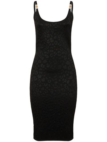 Vestido Midi De Punto - VERSACE - Modalova