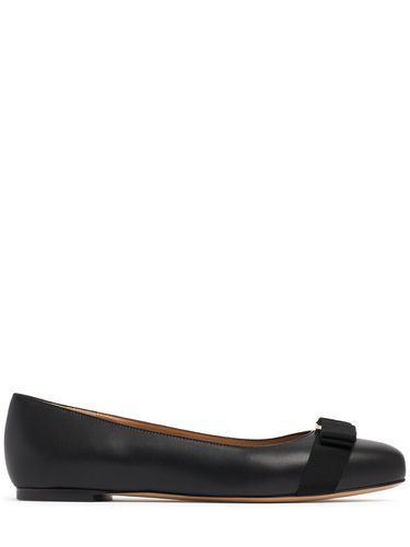 Mm Hohe Nappalederballerinas „varina“ - FERRAGAMO - Modalova