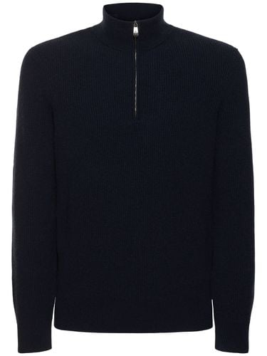 English Cashmere Rib Knit Sweater - PIACENZA CASHMERE - Modalova