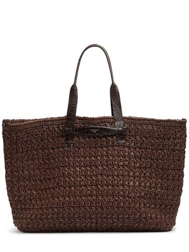 Borsa Tote In Rafia - DOLCE & GABBANA - Modalova