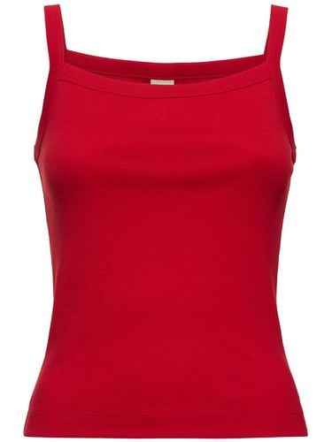 May Cami Organic Cotton Rib Tank Top - FLORE FLORE - Modalova